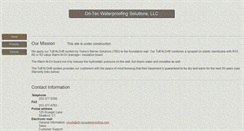 Desktop Screenshot of dri-tecwaterproofing.com